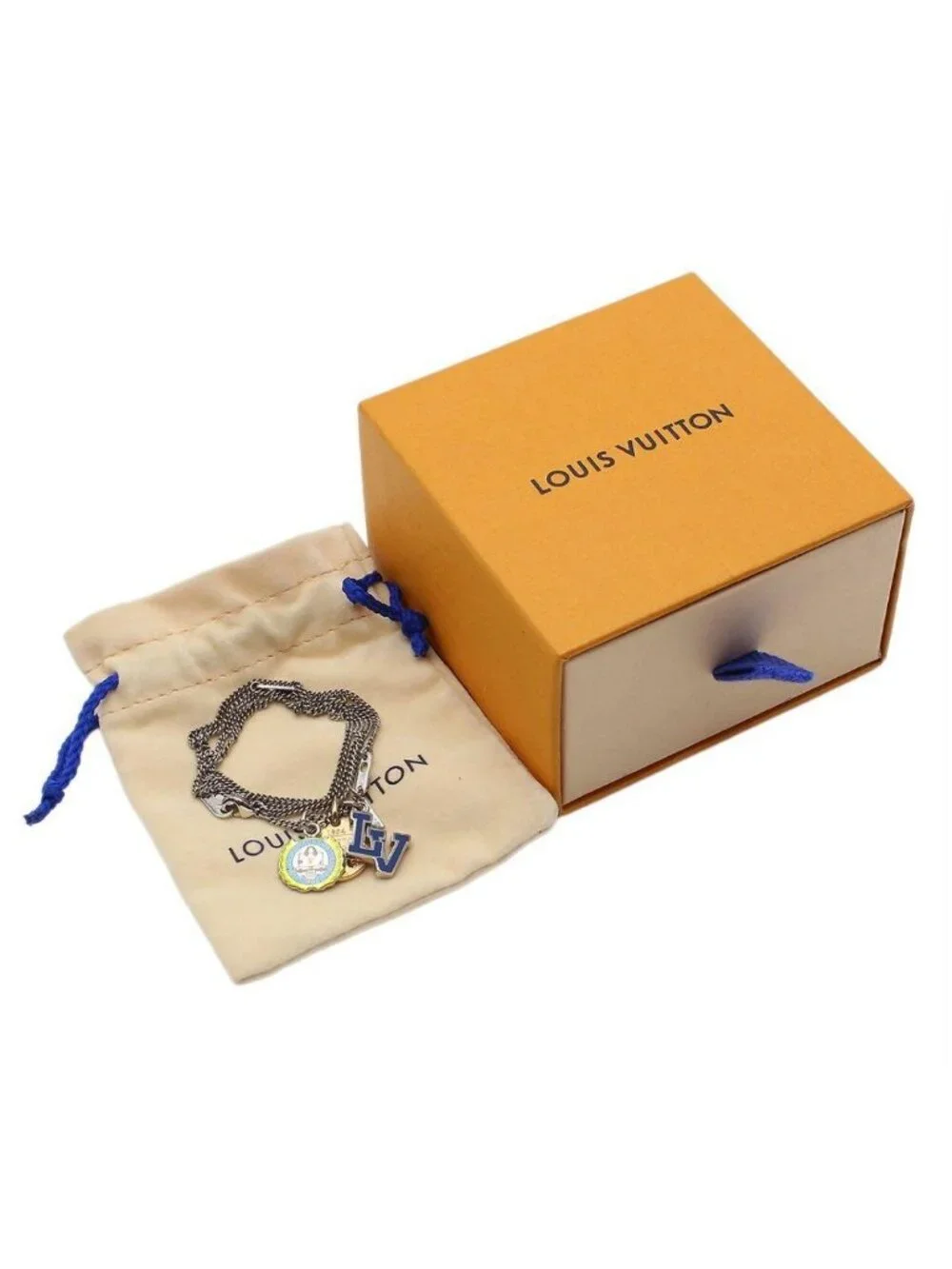 Louis Vuitton Collier Charms League Initial Necklace